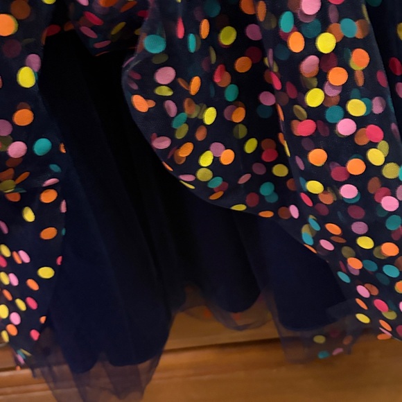 Colorful Polka Dot Kids Dress - Picture 4 of 5